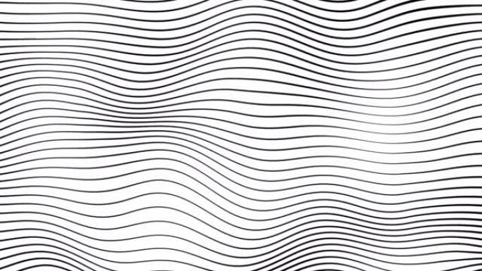 抽象波浪线 (环4k)