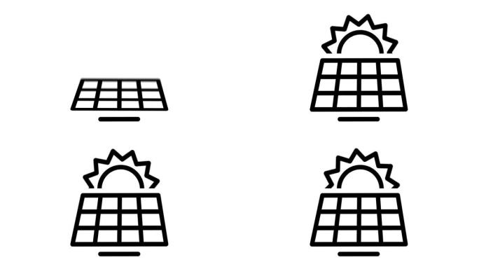 太阳能技术图标