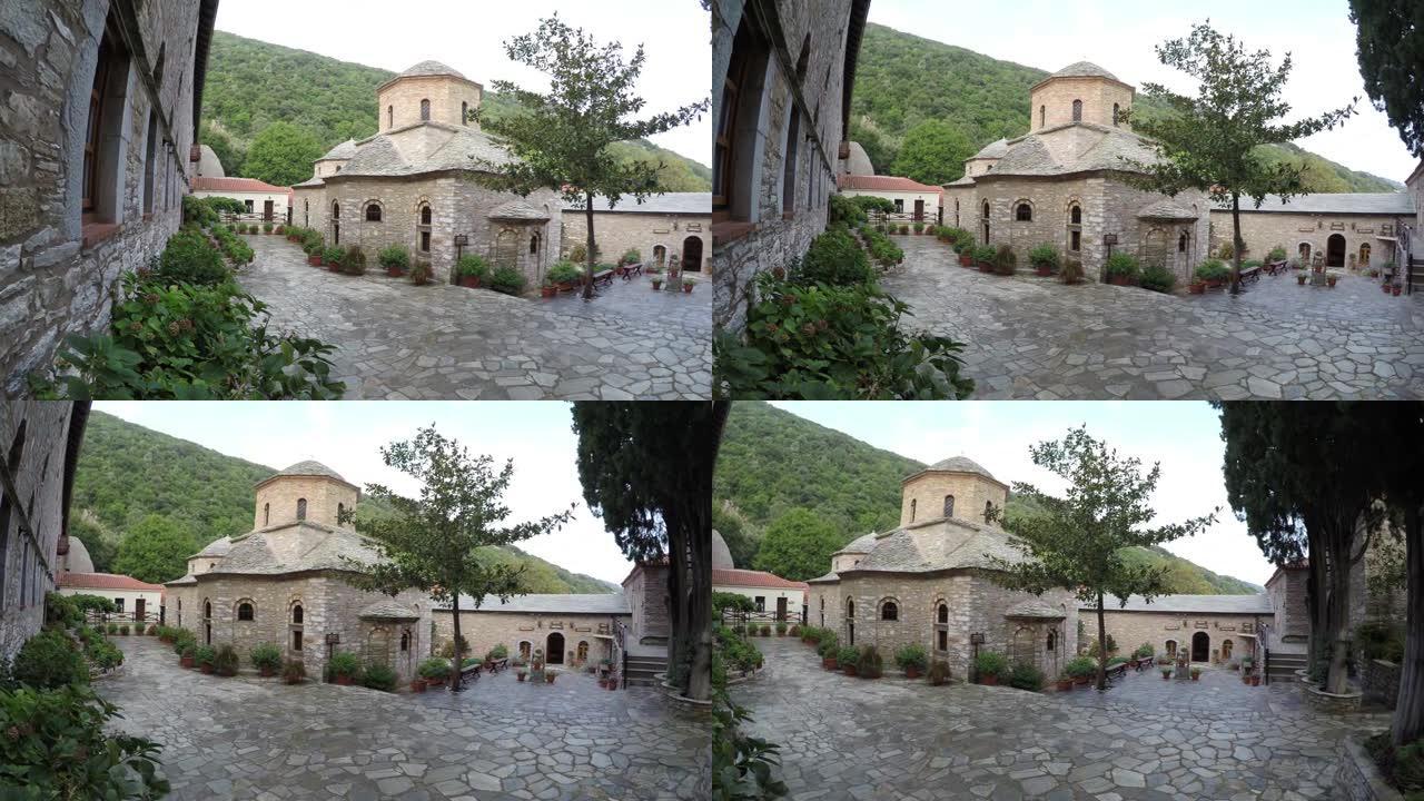 希腊斯基亚索斯岛的Evagelistria修道院