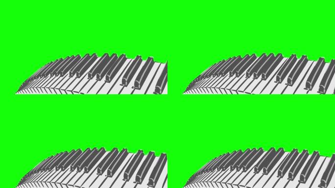 钢琴曲线循环动漫风格图案D