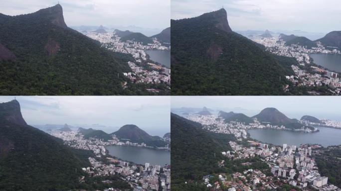城市丛林，蒂茹卡森林，里约热内卢，巴西，无人机机场。2022