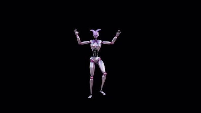 兔子机器人舞者圈