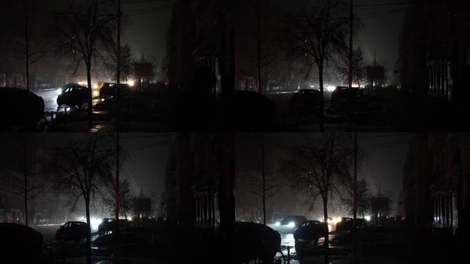 基辅市陷入停电。供电电力事故