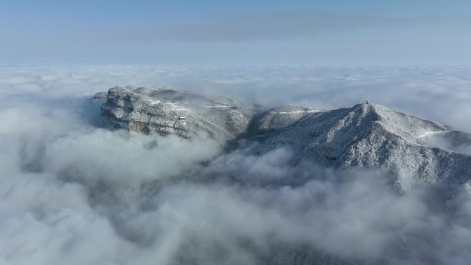 汉中龙头山超级绝美雪景