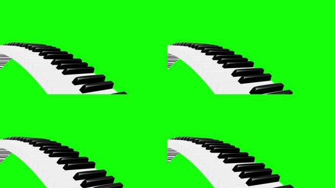 钢琴曲线环真实图案E