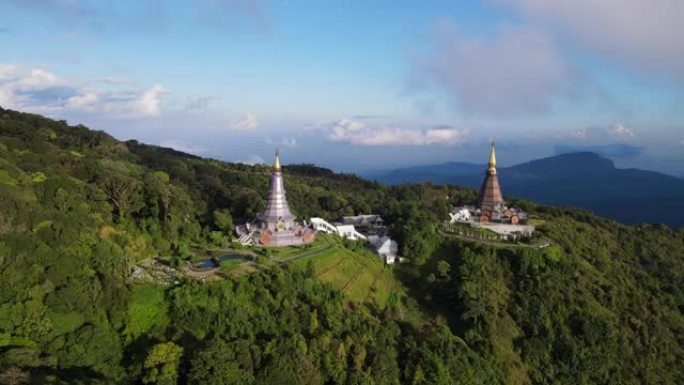 泰国清迈多伊因他侬国家公园的视点。
