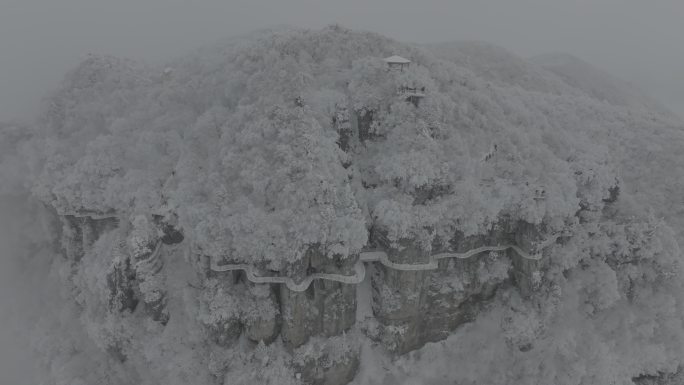 汉中龙头山超级绝美雪景