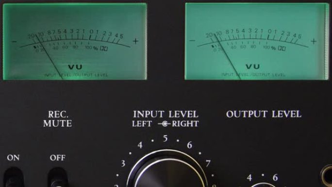 模拟音量单位仪表VU仪表音频暗盒