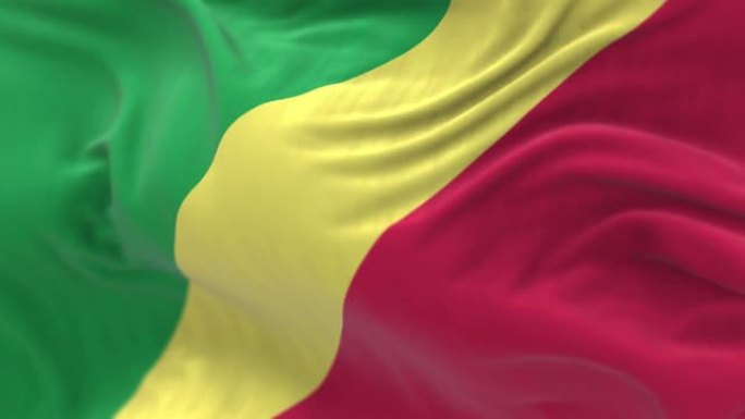 刚果共和国国旗特写