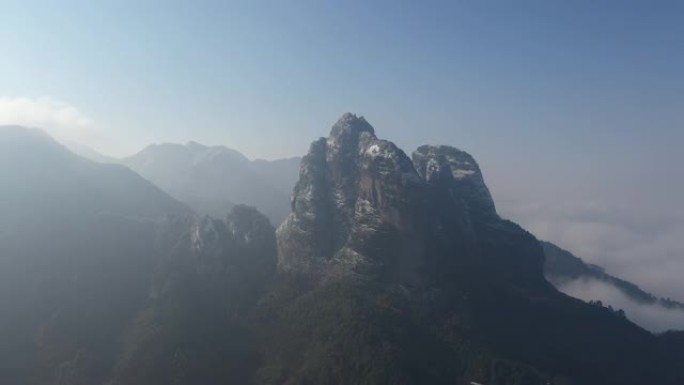 浙江江郎山鸟瞰图