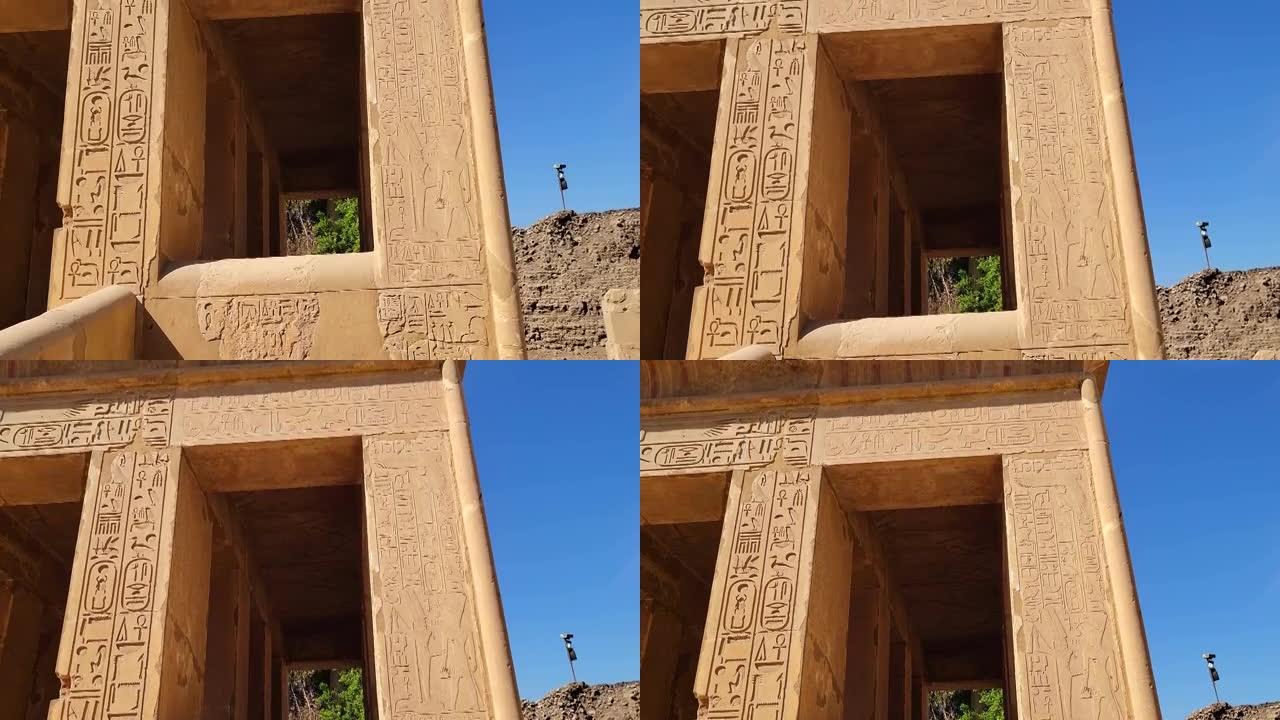 埃及卢克索的卡纳克神庙。