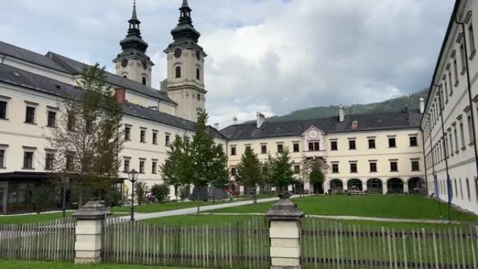 上奥地利州Spital am Pyhrn的历史悠久的本笃会修道院