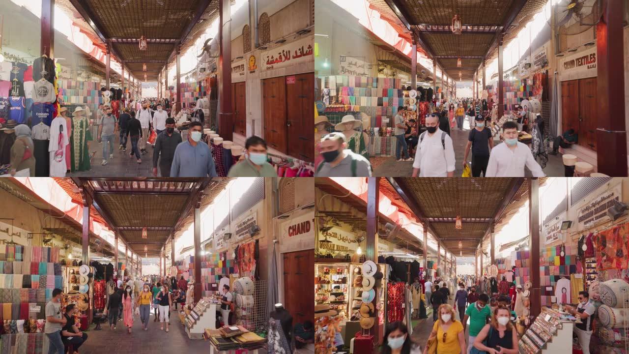 参观迪拜的传统市场