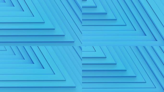 蓝色块波纹效应无缝回路