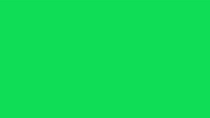 展开礼物显示绿色屏幕-停止运动动画-彩色纸张背景上的红色蝴蝶结。色度键