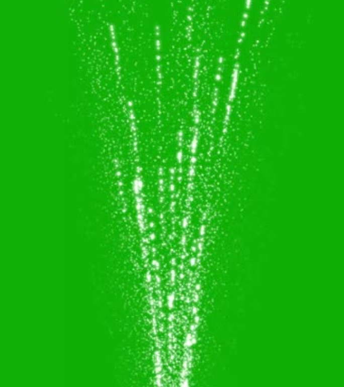 绿屏背景烟花垂直运动图形