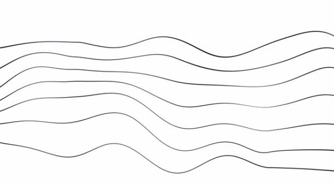 抽象波浪线 (环4k)
