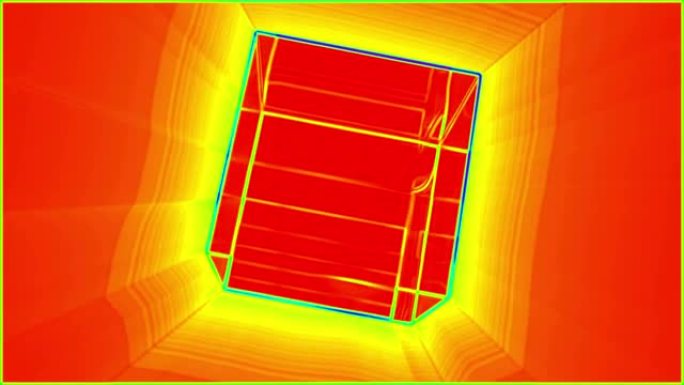 立方体4k循环视觉艺术立体影像循环