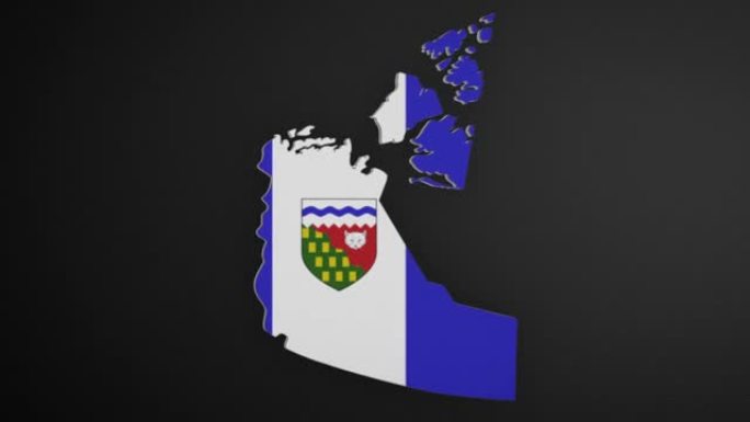 西北地区-加拿大省边界地图介绍