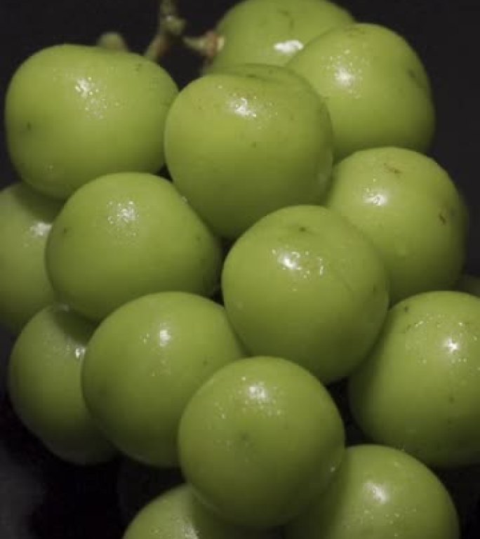 绿色葡萄水果垂直