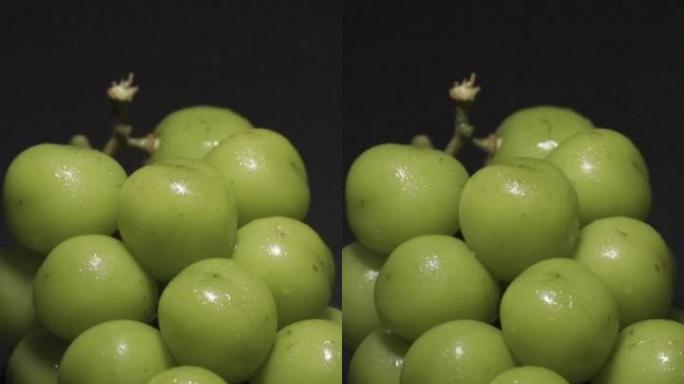 绿色葡萄水果垂直