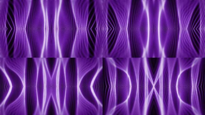 抽象几何隧道脉冲数字宇宙，现代透视3d门户，霓虹发光艺术。