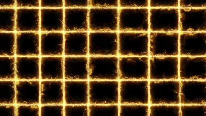 方形发光二极管复选框火框背景。