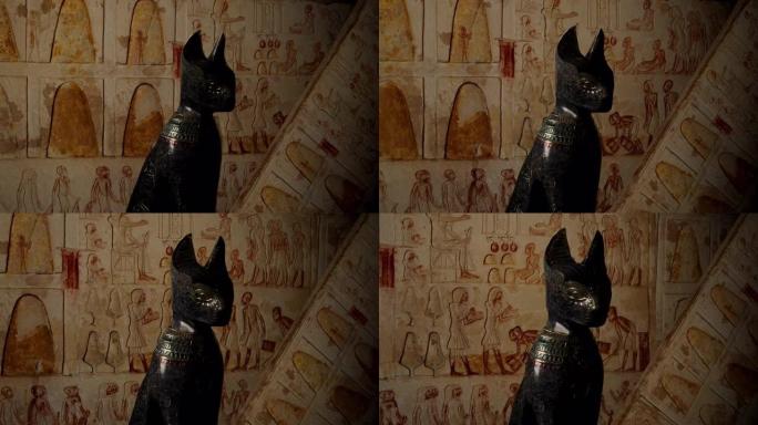 古埃及猫雕像
