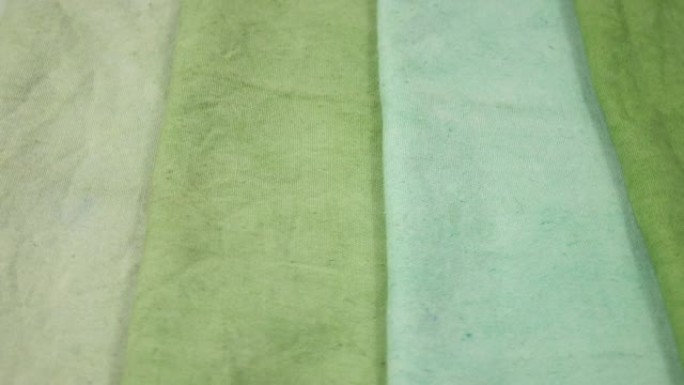 绿色渐变棉织物，背景
