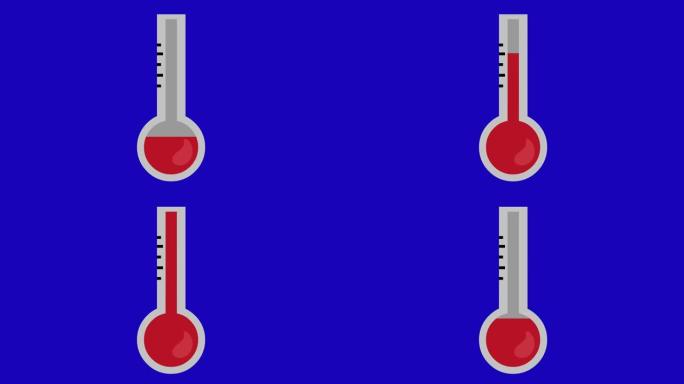 动画温度计加热温度