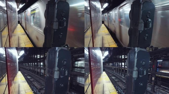 纽约市景观: 地铁列车