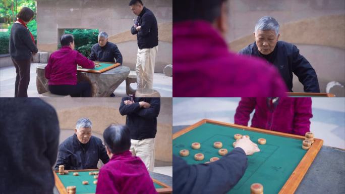 公园里下象棋