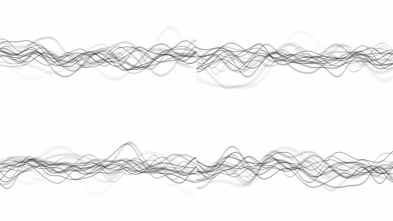 抽象波浪线 (环4k)