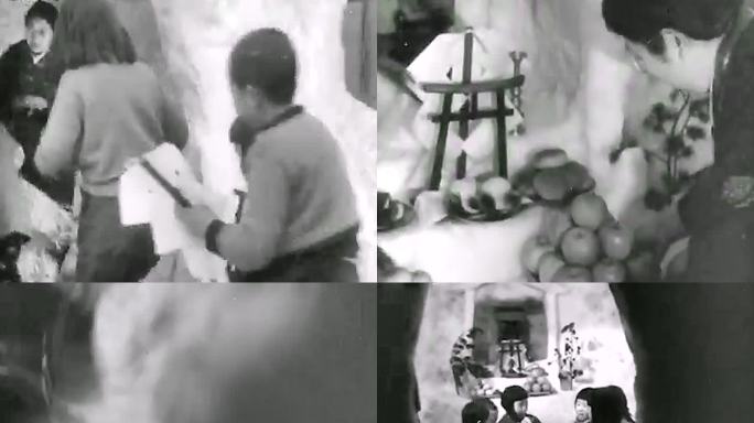 1950年日本 传统民俗 雪屋