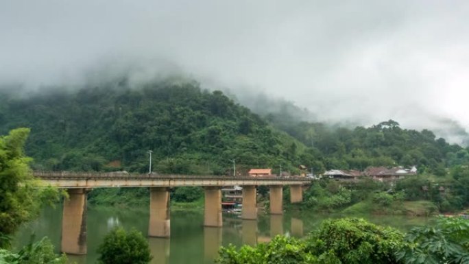 老挝琅勃拉邦的Nong Khiaw村