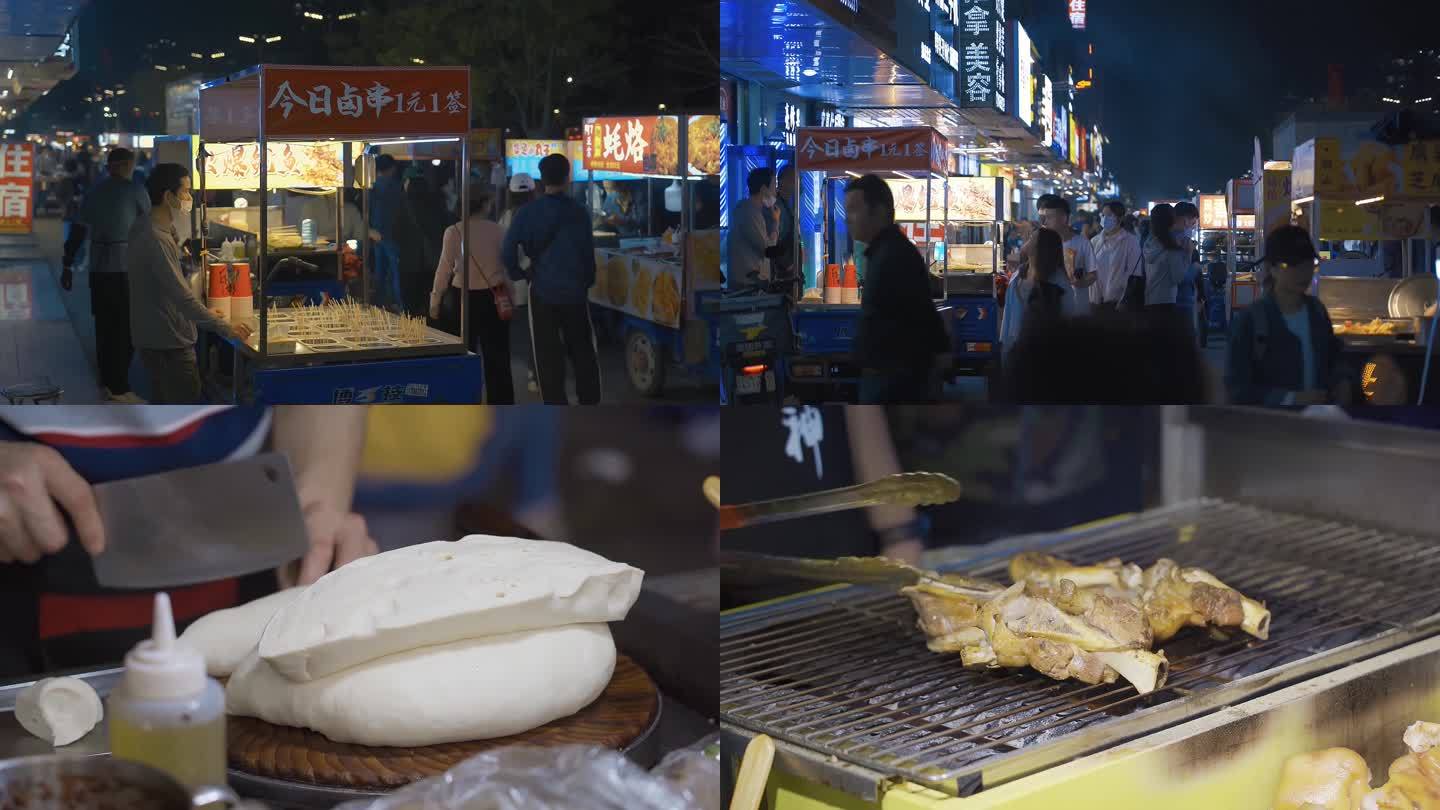 深圳夜市 夜市 街边小吃 小吃 油炸小吃