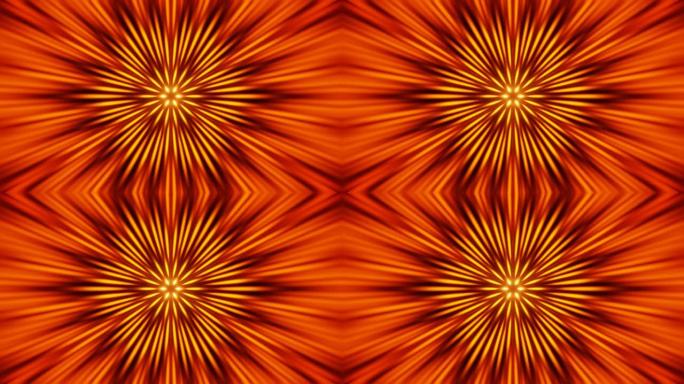 循环vj环路隧道中的红色黄色激光束抽象3d背景