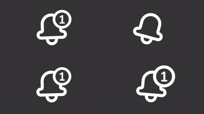 动画消息白线ui图标