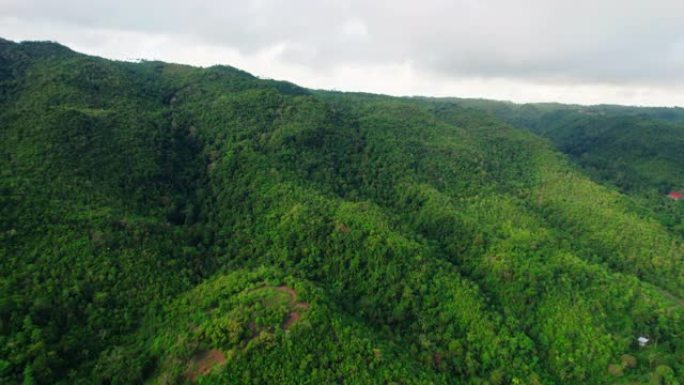 菲律宾锡基霍尔绿岛无人机景观