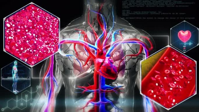 人体心脏扫描医疗技术全息人体扫描智慧医疗