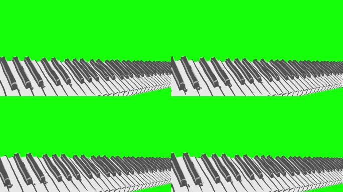 钢琴楼梯循环动漫风格图案F