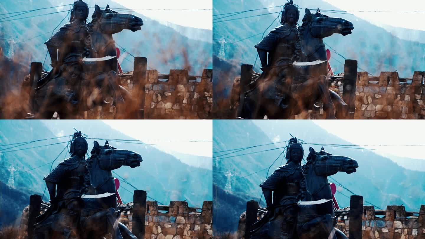 【4K】古代战场骑马雕像人文纪录