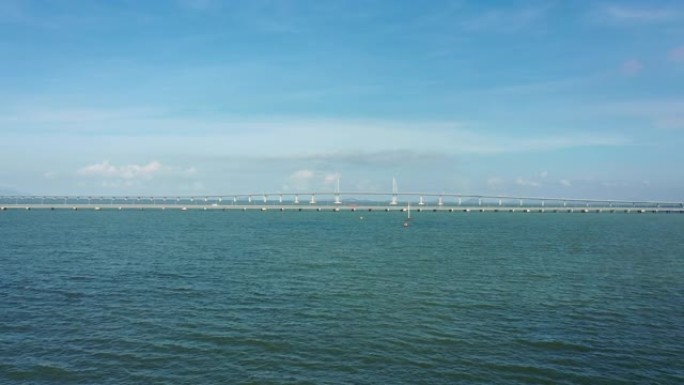 珠海港澳大桥航拍照片