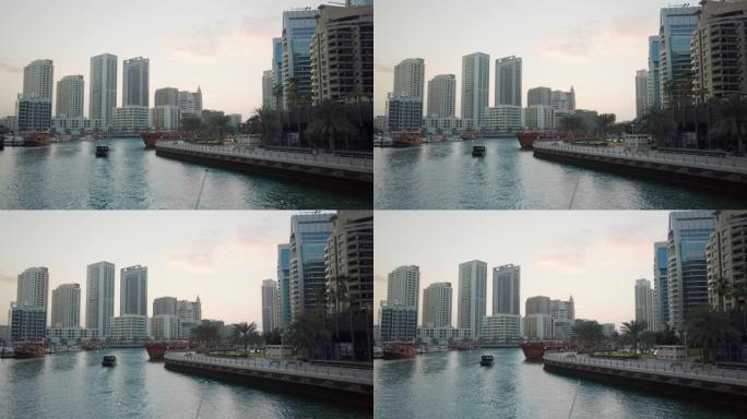 迪拜滨海运河与滨海长廊，迪拜