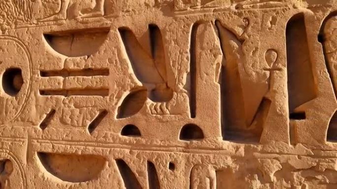 梅迪内·哈布神庙。埃及，卢克索。Medinet Habu的Ramesses III太平间庙宇是埃及卢