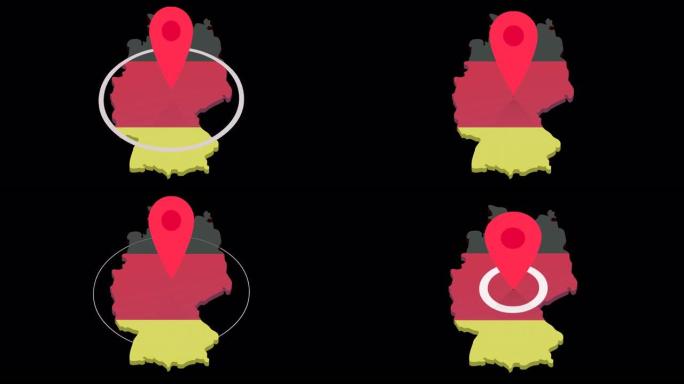 在德国使用alpha通道进行本地化 (平面设计中的环路)