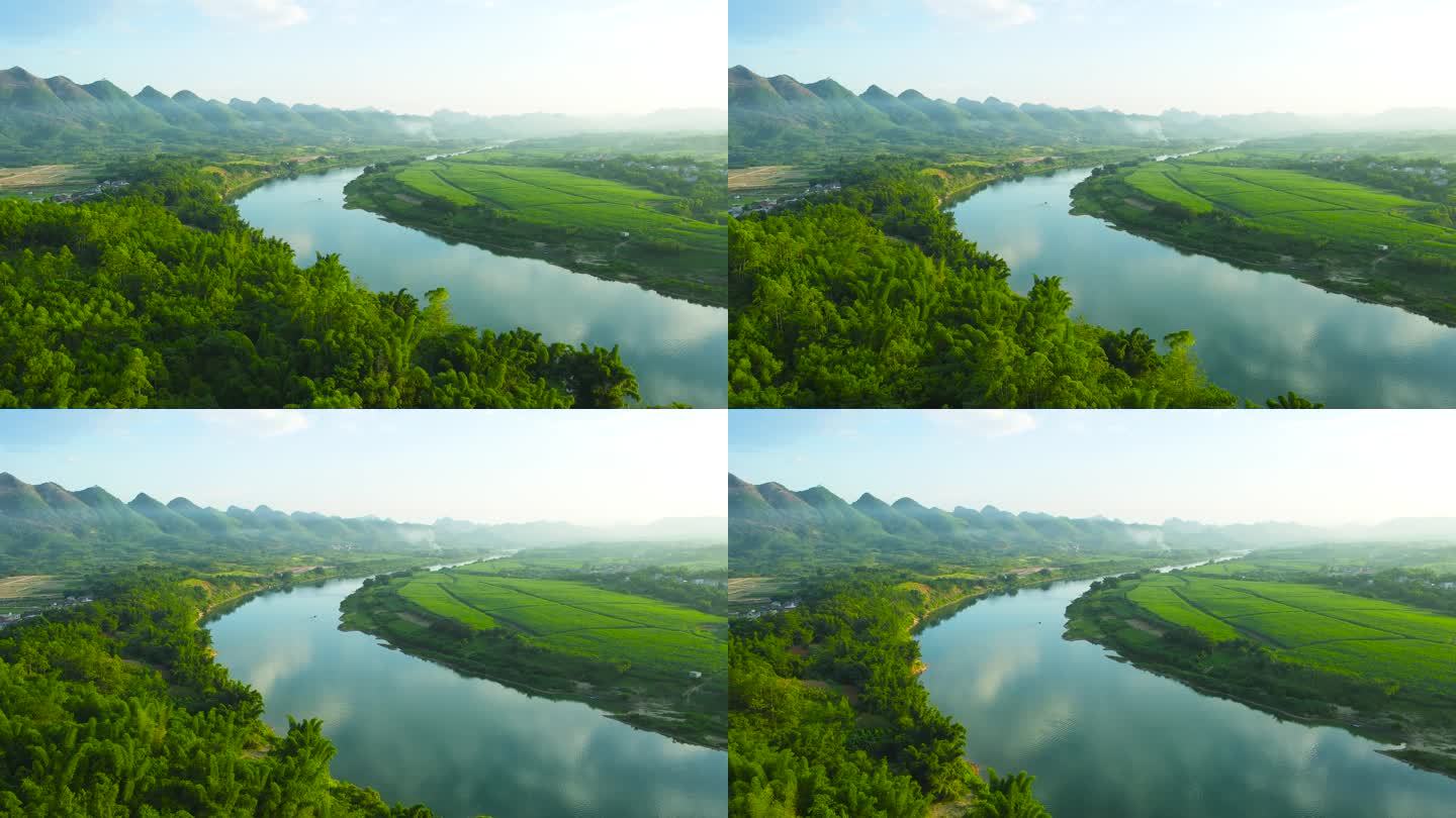 青山绿水河流