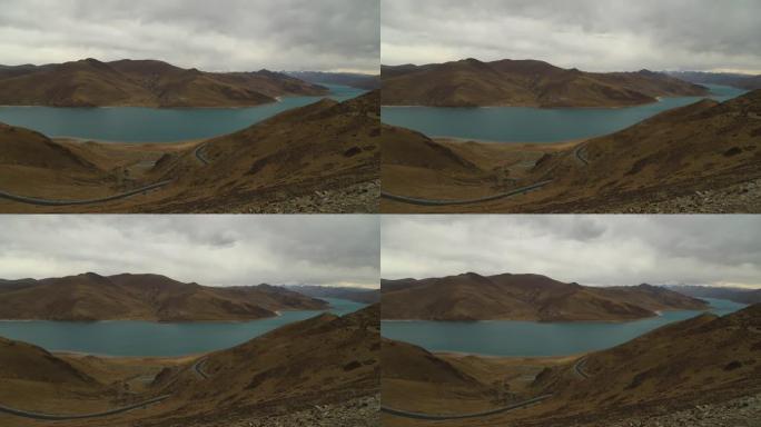西藏羊卓雍湖的时间流逝