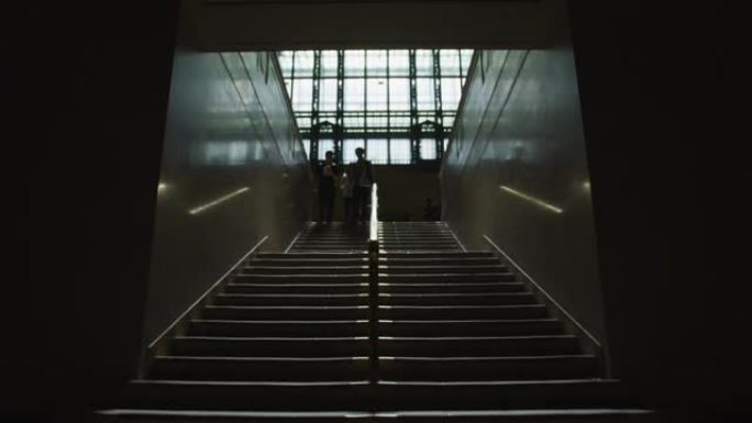联合车站内的楼梯