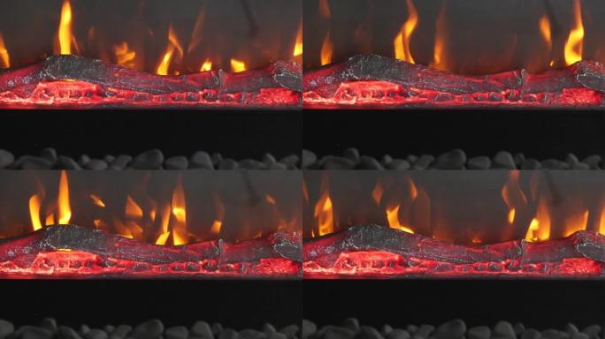 壁炉电插件火源自然